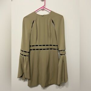 Elegant Sage Mini Dress